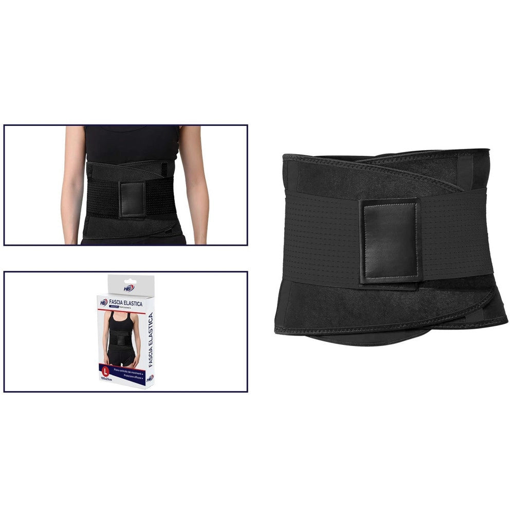 Trade Shop - Fascia Lombare Supporto Per La Schiena Cintura Di Sostegno Trainer Pancia Unisex -