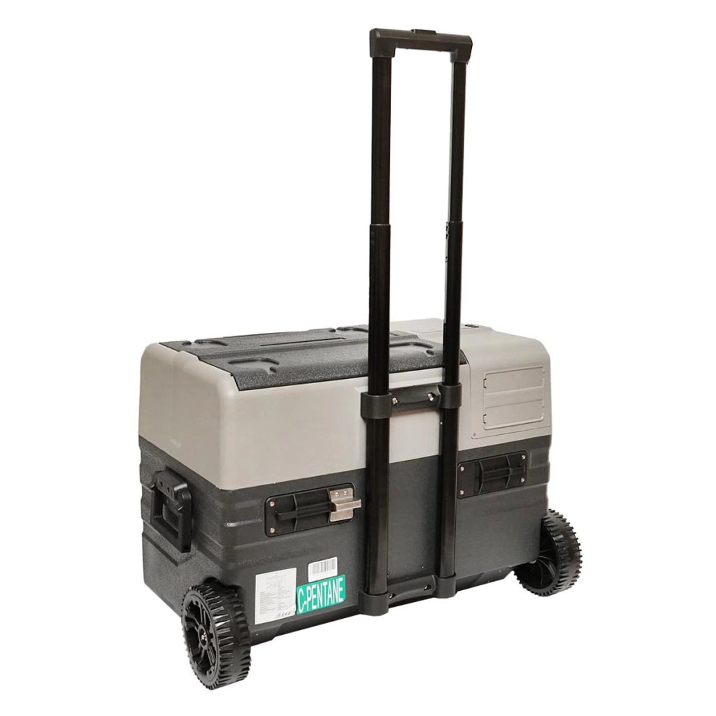 Frigorifero da auto con compressore e ruote tipo trolley 42L 12-24-220V 60W