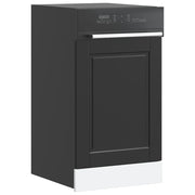 Pannello Lavastoviglie Porto Nero 45x1,5x57 cm in Truciolato 854128