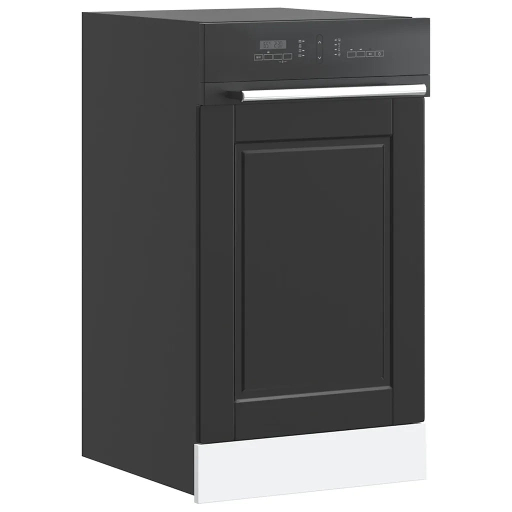 Pannello Lavastoviglie Porto Nero 45x1,5x57 cm in Truciolato 854128