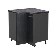 Vicco Mobile ad angolo cucina Calcestruzzo nero 75.6 cm PL Antracite