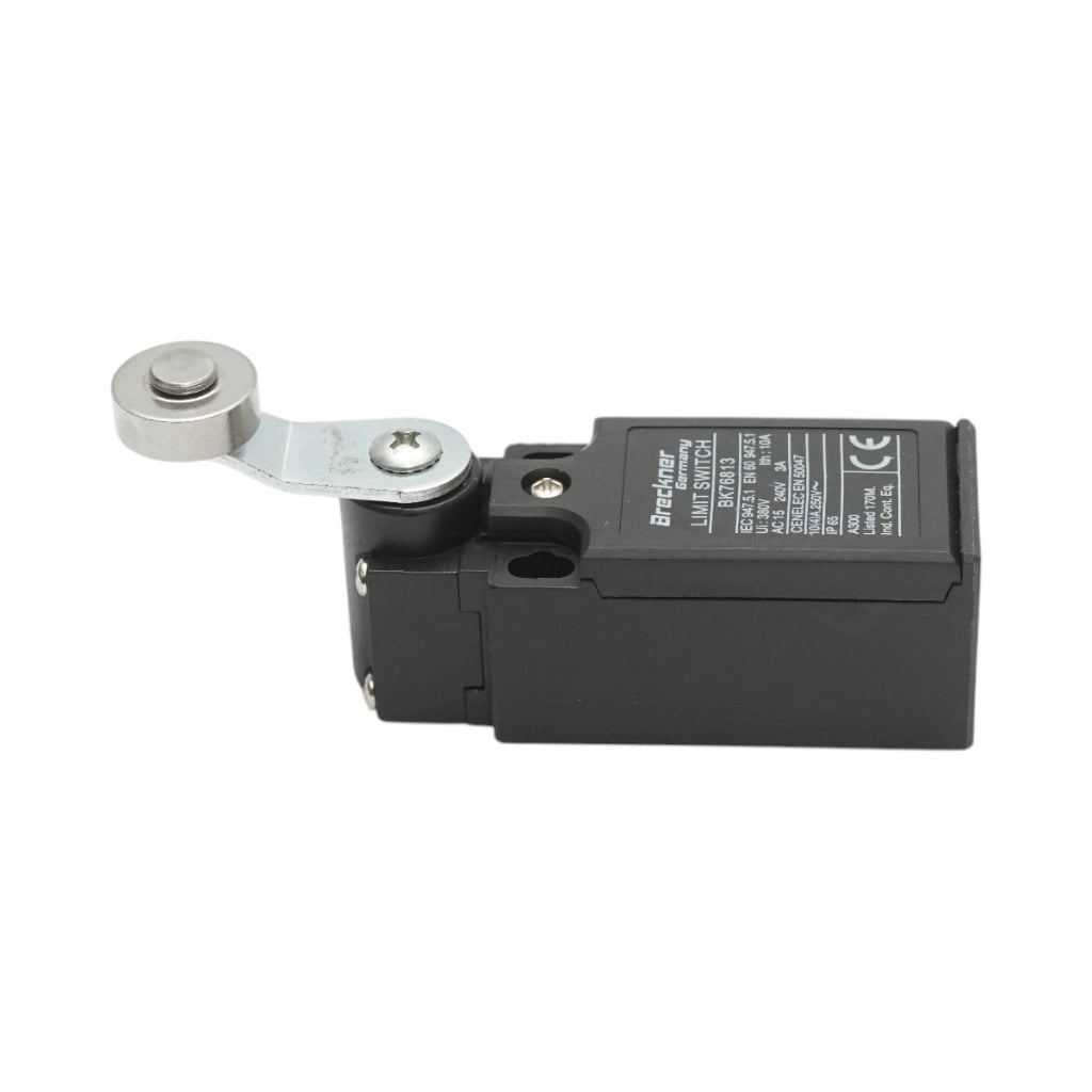Finecorsa con attuatore a pistone e braccio corto regolabile 250V/380V, 10A IP65