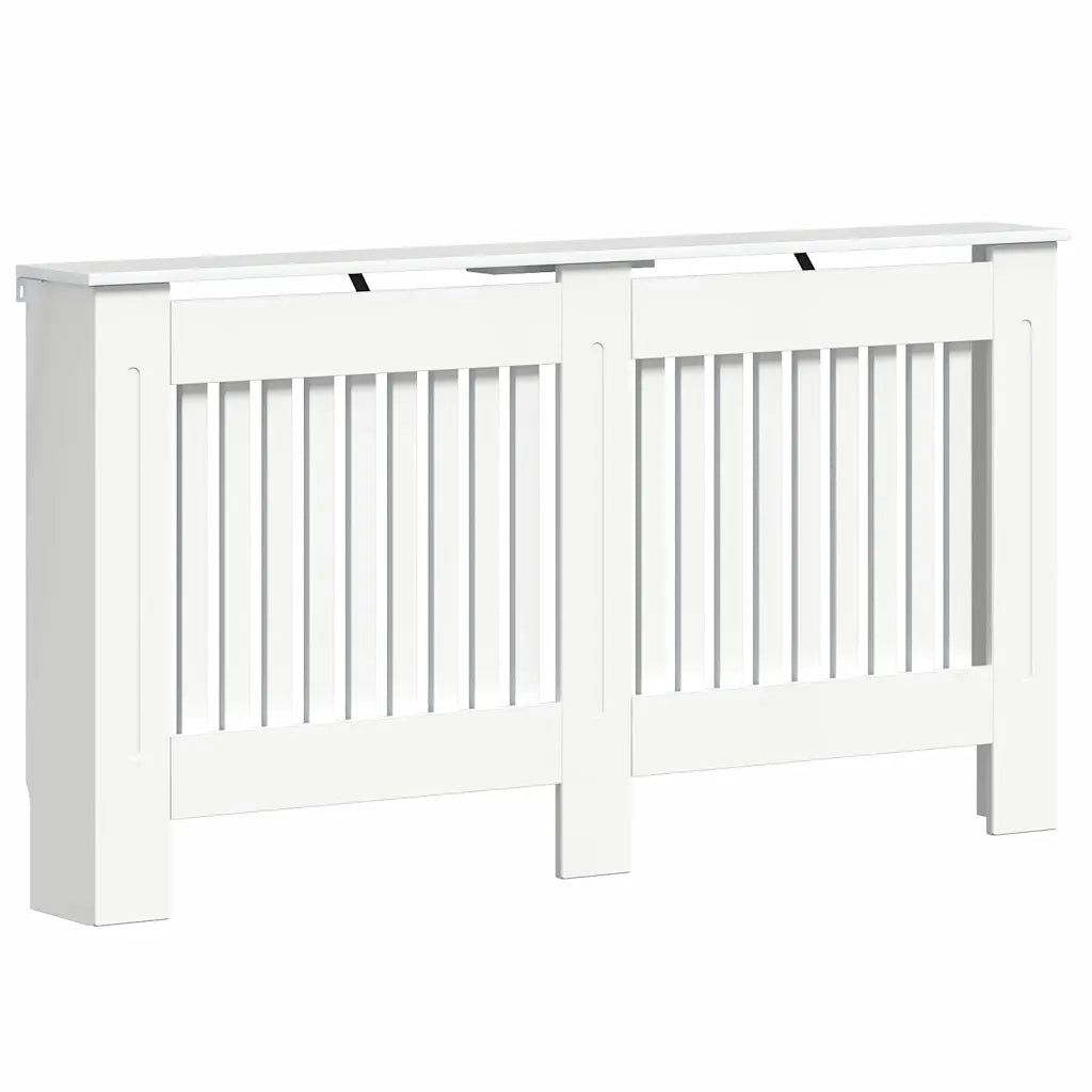 Copertura per radiatori Bianco Lucido 152 x 19 x 81,5 cm 884085