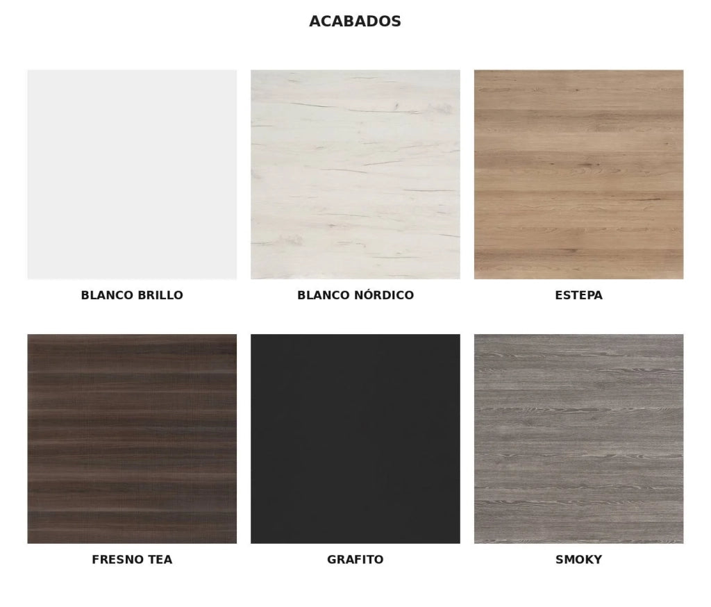Mobile bagno con lavabo ORIGENBATH SAMOS senza specchio 90x45 cm grafite con colonna