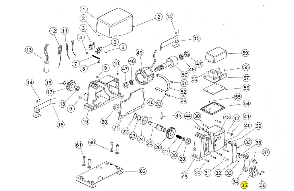 STP028 SUPPORTO LEVA SBLOCCO AG FUTURE KV10 RICAMBIO
