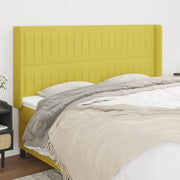 Testiera ad Orecchio Verde 203x16x118/128 cm in Tessuto