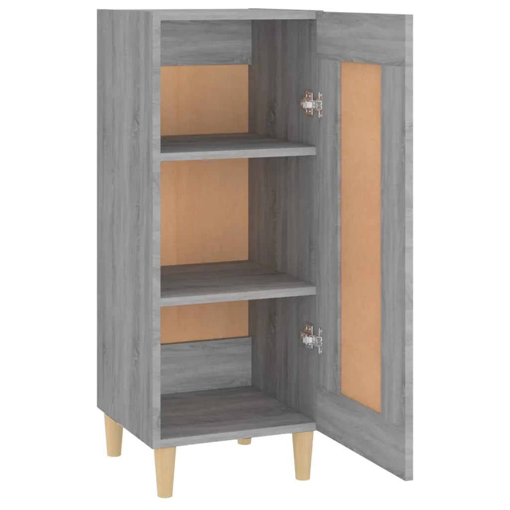 Credenza Grigio Sonoma 34,5x34x90 cm in Legno Multistrato cod mxl 9234