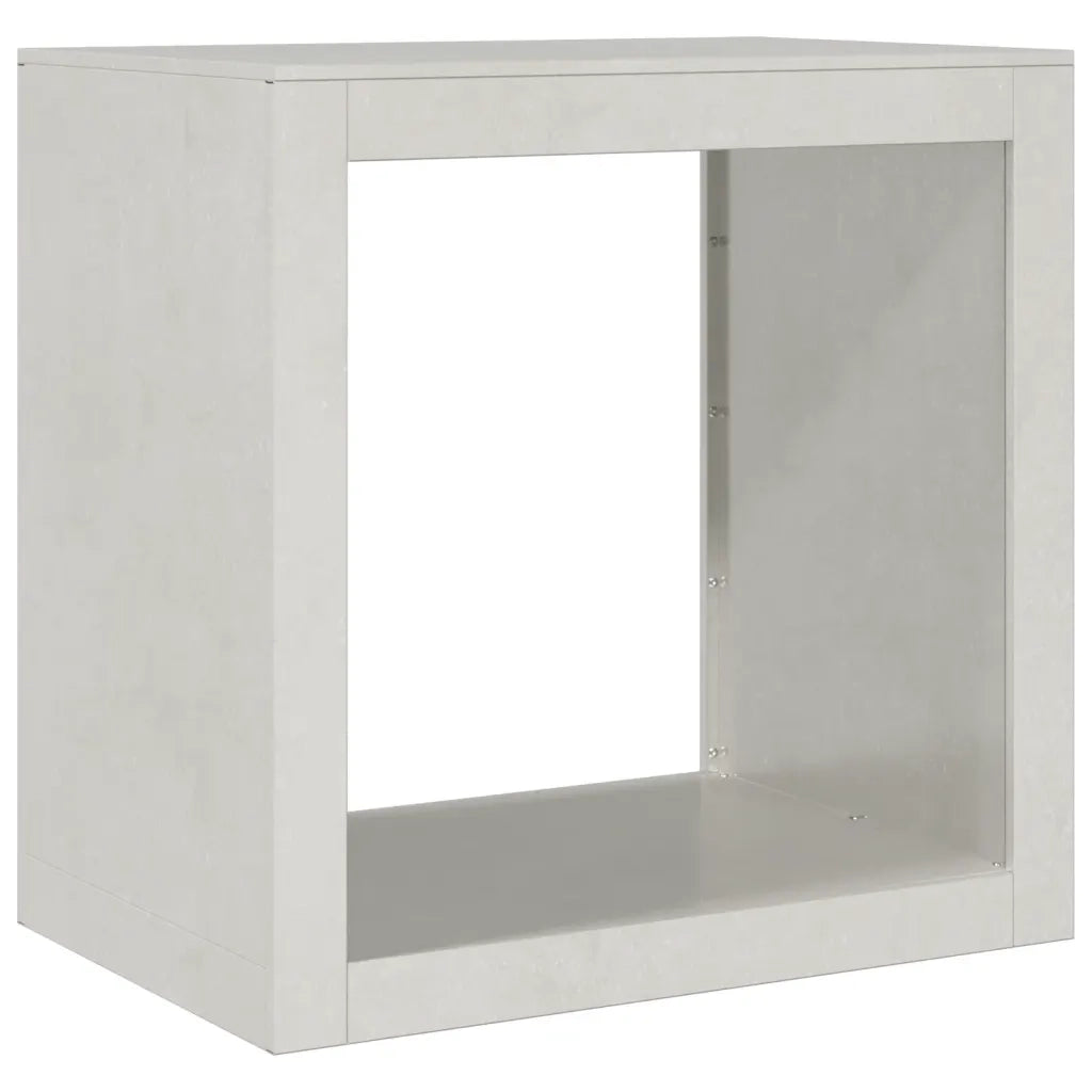 Rastrelliera per Legna da Ardere-Portalegna 60x40x60 cm in Acciaio Inox