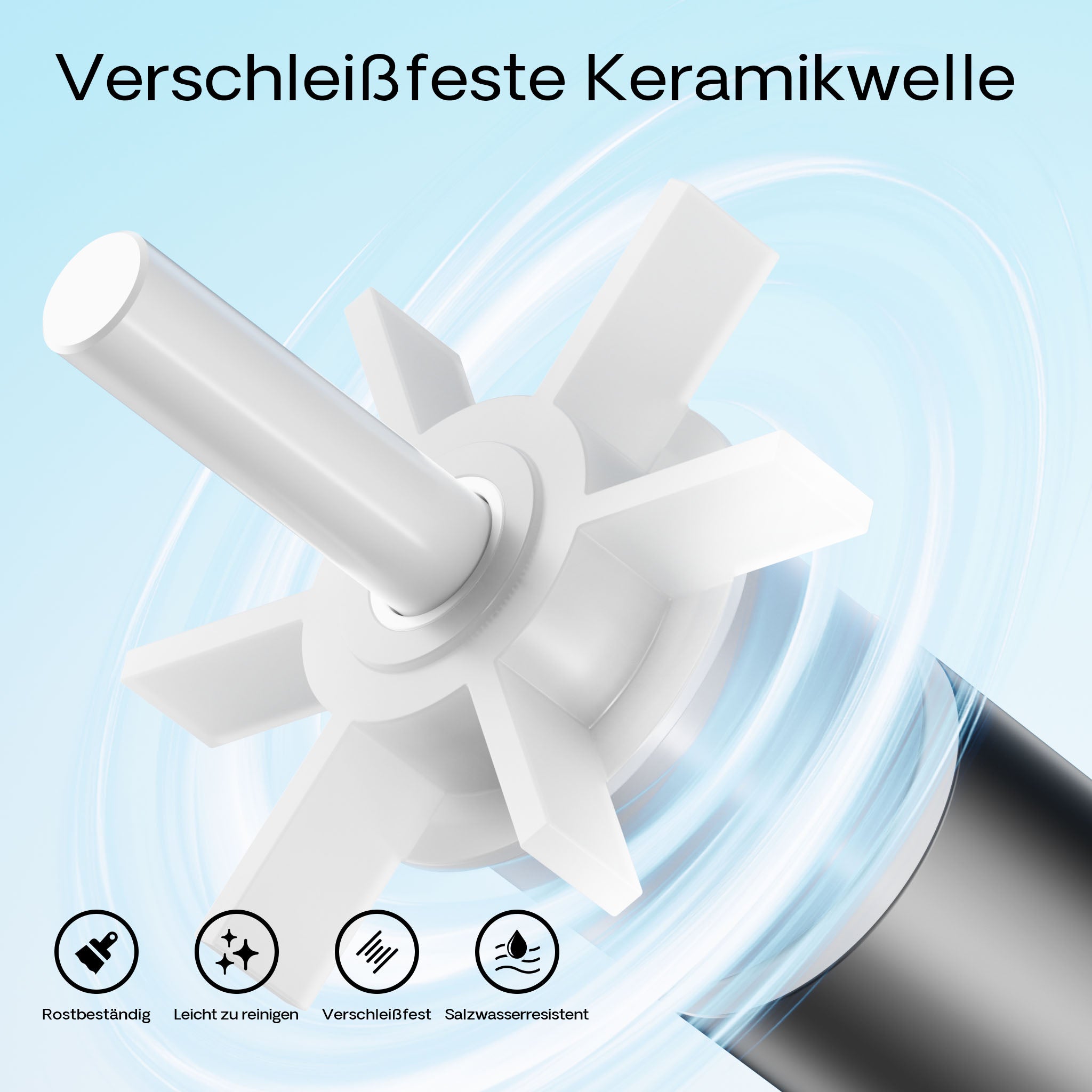 CHJ-3000 Pompa da Laghetto, 3000 l/h 55 W, controllo del flusso, per circolazione acqua