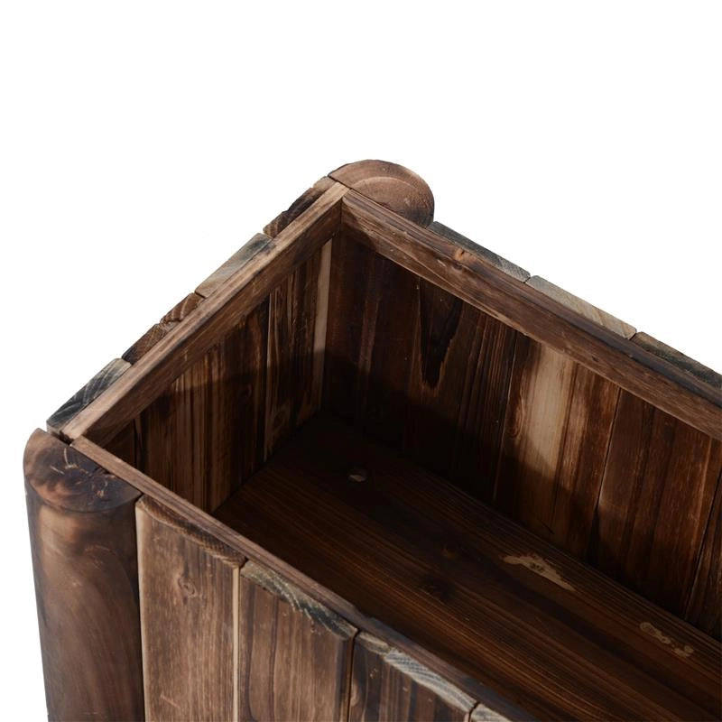 FIORIERA BOX RETTANGOLARE PER PIANTE  70 X 35 X 30 CM IN LEGNO DI ABETE