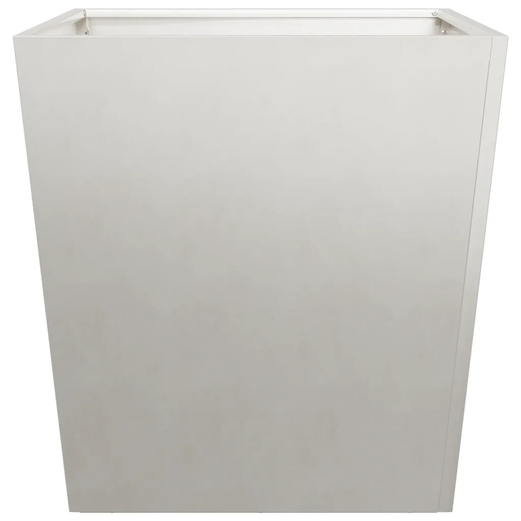 2 pz Fioriere | Cassetta per fiori | Vaso da Giardino 50x50x50 cm in Acciaio Inox