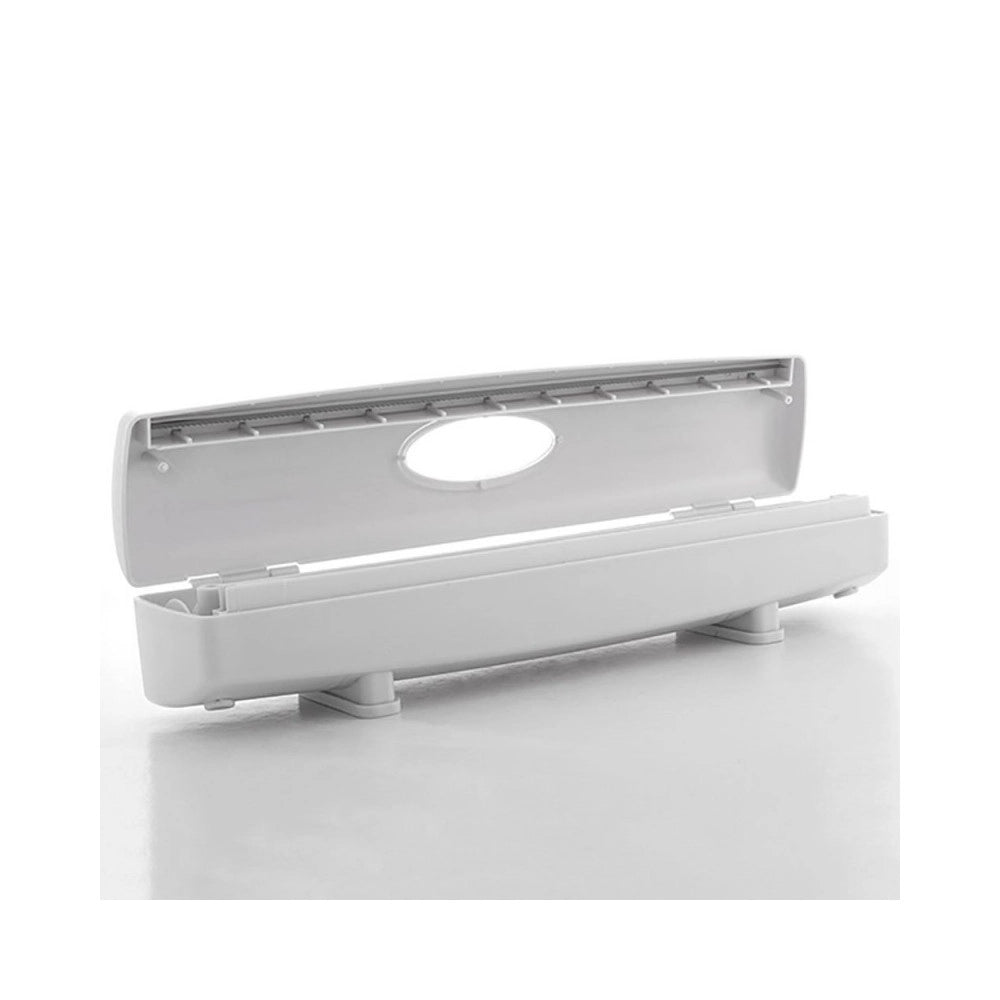 Trade Shop - Porta Rotolo Dispenser Automatico Con Taglio Per Pellicola Carta Forno Alluminio -