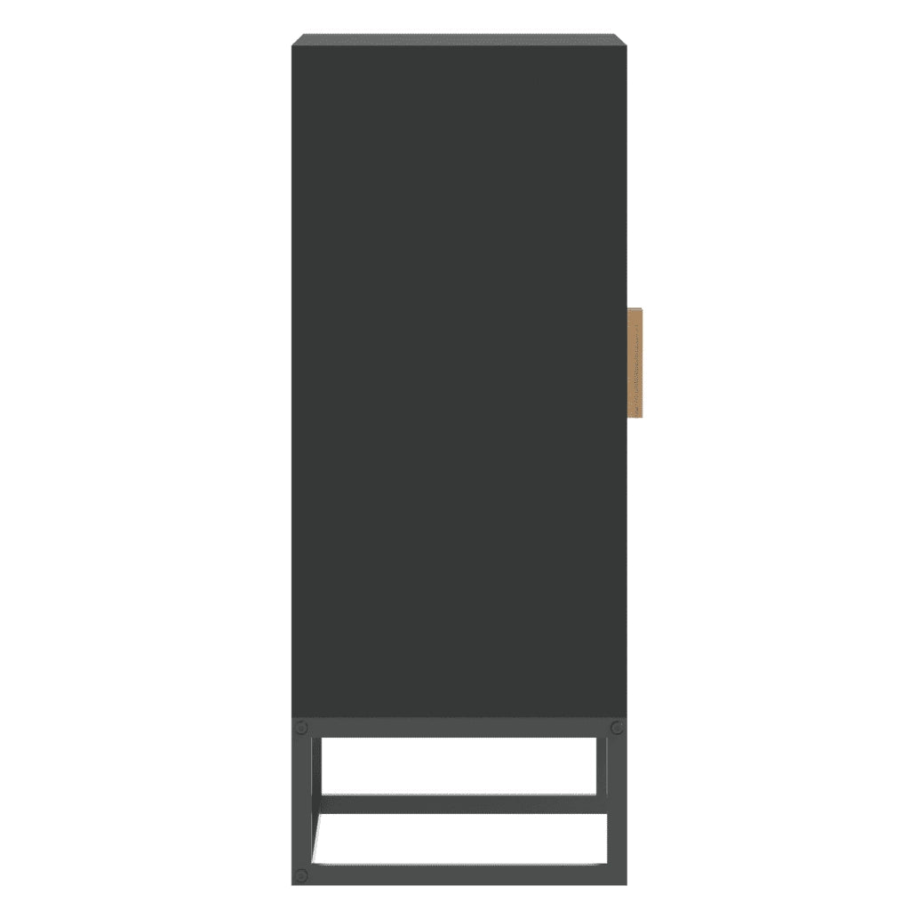 Credenza Nera 60x30x75 cm in Legno Multistrato 352110