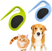 Set di pettinatura per animali portatile - Pettine a nodi - Raschietto - Kit di cura per animali domestici - 2 pezzi - Materiale di alta qualità - Pettine per animali