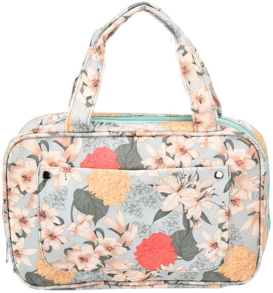 Borsa per aghi da cucire - Grande capacità - Borsa portatile per viaggio - Adatta per aghi e maglia - Ideale per casa e in viaggio