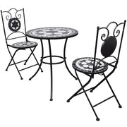 Set di mobili da bistrot da 3 pezzi con piastrelle in ceramica bianche e nere 02_0014538