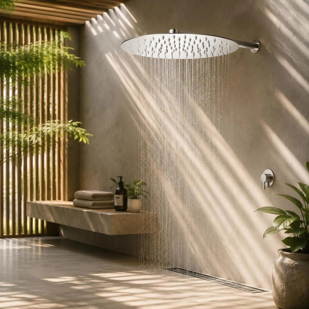 Stainless Steel Rain Shower Head, 30 Cm Round
