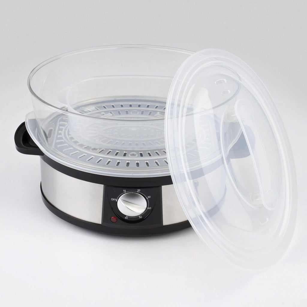 Girmi VP26 pentola a vapore 3 cestello/i Libera installazione 750 W Nero, Argento