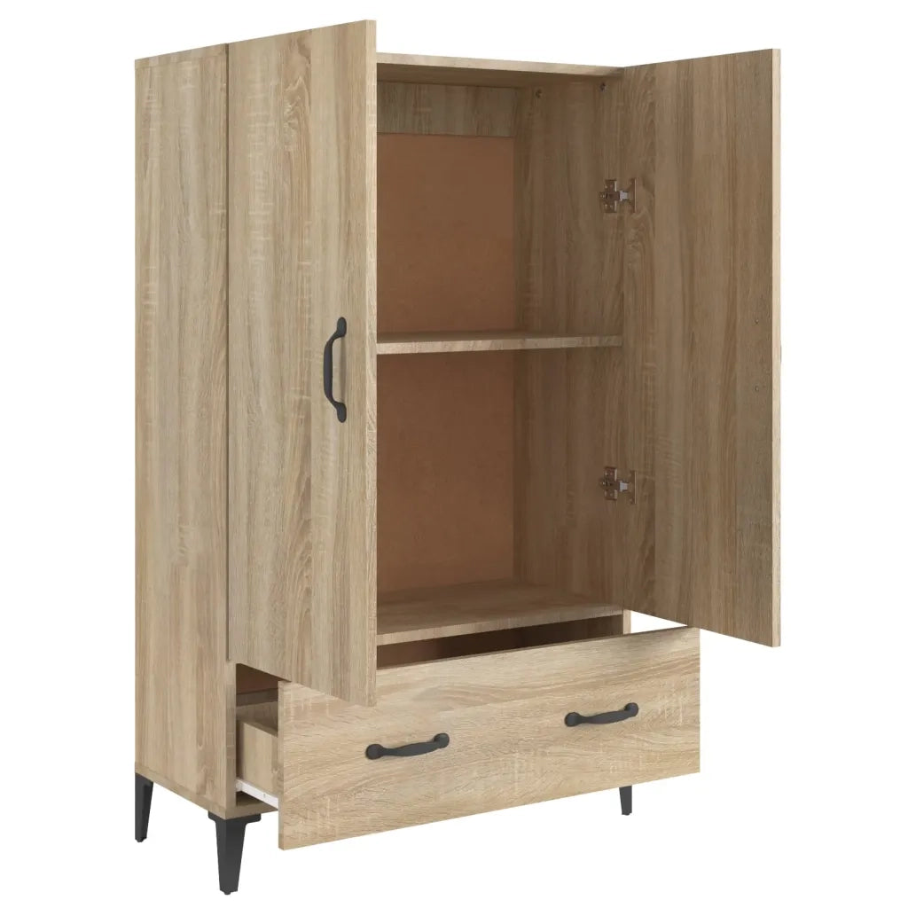 Credenza | Madia | Buffet da pranzo | Armadio da pranzo Rovere Sonoma 70x31x115 cm in Legno Multistrato