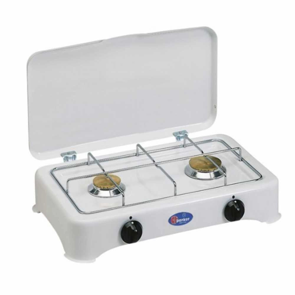 CUCININO IFORNELLO A GAS 2 FUOCHI GRIGLIA FILO 5326C GAS METANO PARKER ITALY - PARKER