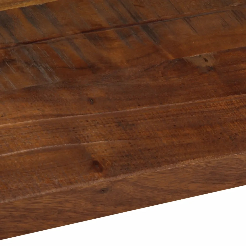 Piano Tavolo 120x30x2,5 cm Rettangolare in Massello di Recupero 371169