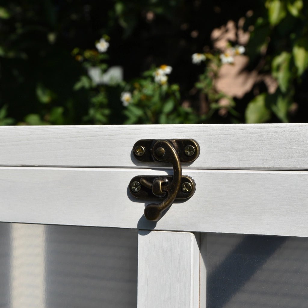 Gabbia per piccoli animali 2 piani con rotelle ¨C Xylo ¨C legno abete grigio