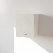 Pensile Cucina in Legno Nobilitato Larice Bianco Mobile Alto con 1 Anta, Pensile Componibile Moderno Made in Italy (H48XL45XP33cm)