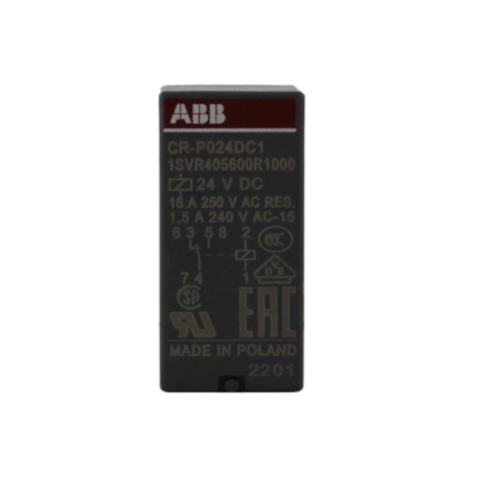Relè deviatore 24 VDC 1VIA 16A ABB