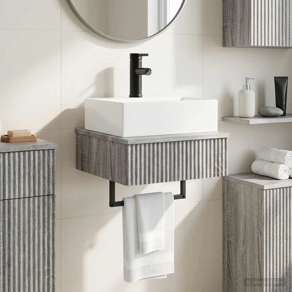 Lavabo da Parete Sonoma grigio 40 x 41 x 39 cm 890204