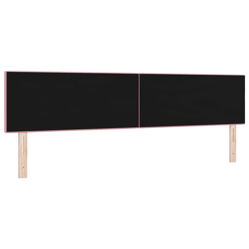 Testiera | Testata LED con strisce LED Rosa 200 cm Velluto