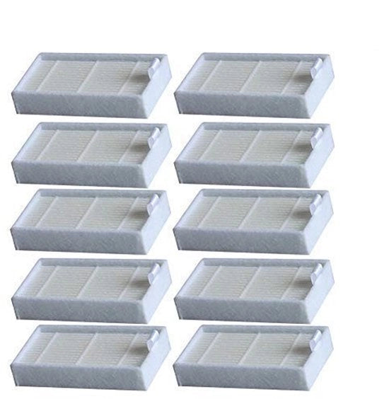 Filtro Hepa di Ricambio 10 Pezzi - Compatibile con ILIFE V3/V3S/V3S Pro/V5/V5S/V5S Pro - Facile da Installare - Consigli di Manutenzione ogni 3 Mesi - Filtro per Aspirapolvere