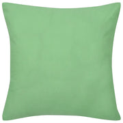 Federe 4 pz per Cuscini in Cotone Verde Mela 40 x 40 cm 130925