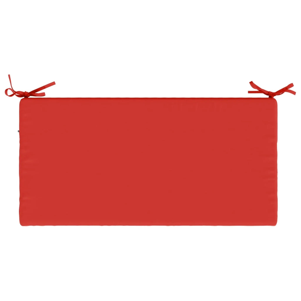 Cuscini per Panchina a 2 Pezzi SOEST 2 pz 100% Poliestere Rosso 948725