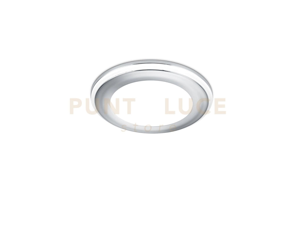 AURA FARETTO DA INCASSO PLASTICA CROMATA TRIPLA ACCENSIONE INDIPENDENTE D. 8,2CM 5W 450LM 3000K