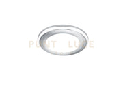 AURA FARETTO DA INCASSO PLASTICA CROMATA TRIPLA ACCENSIONE INDIPENDENTE D. 8,2CM 5W 450LM 3000K