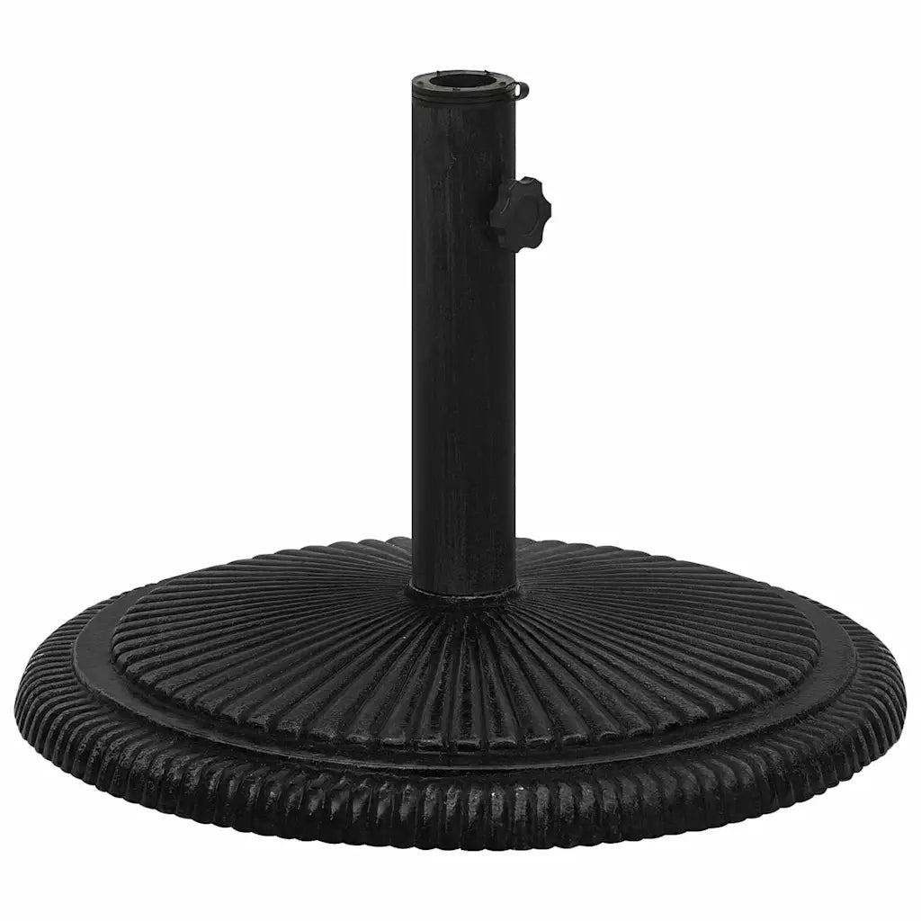 Base per ombrellone-Supporto per ombrellone Nera 45x45x30 cm in Ghisa