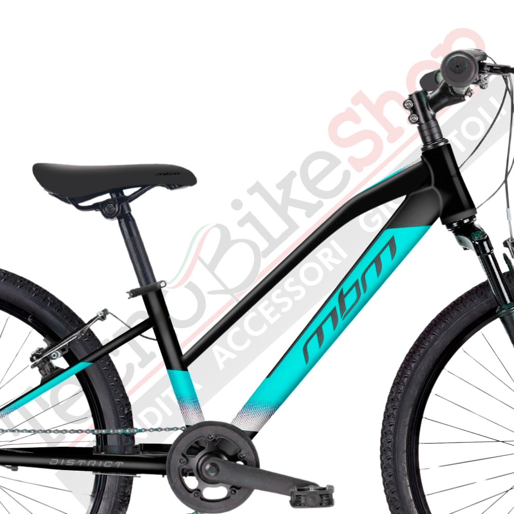 Bicicletta Bambina MTB MBM District 20" 7 Velocità-Verde