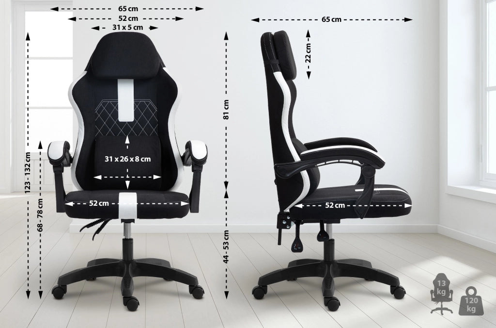 Sedia da ufficio in tessuto Miltona 1