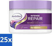 25 x Crème Haarmasker per Intenso Riparazione - 300 ml - Haarmasker - Ripristino Capelli - Keratina - Capelli Danneggiati - Ripristino Intensivo