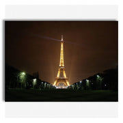 LA TORRE EIFFEL PARIGI Night - Quadro Canvas su telaio in legno Misura: 140x100 cm