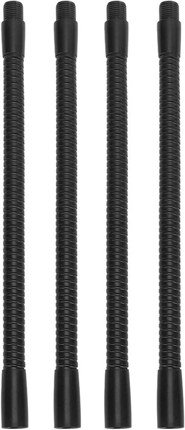 Attacco di Luce Gooseneck Flessibile - 4 Pezzi Adattabile Leggero per Fissaggio di Lampada (20cm)