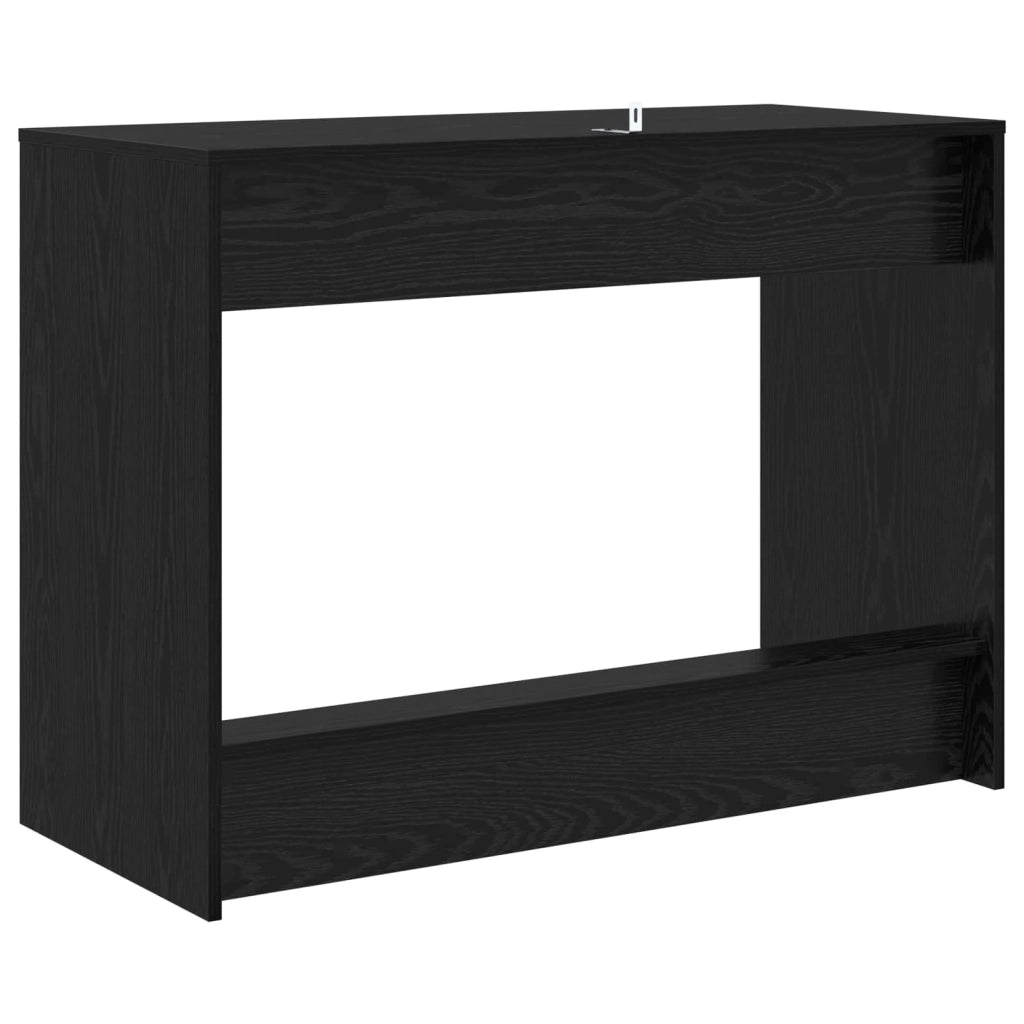 Scrivania Letto Rovere Nero Legno ingegnerizzato 893732