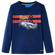 Maglietta Bambini Maniche Lunghe Blu Marino 116cod mxl 133176