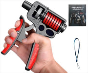 Allenatore per Mani Versatile con Resistenza Adattabile 5-165kg - Trainer di Forza di Presa - Trainer per Dita - Trainer per Linea Mandibolare - Manicotto - Costruito con Acciaio e ABS - Trainer di Presa
