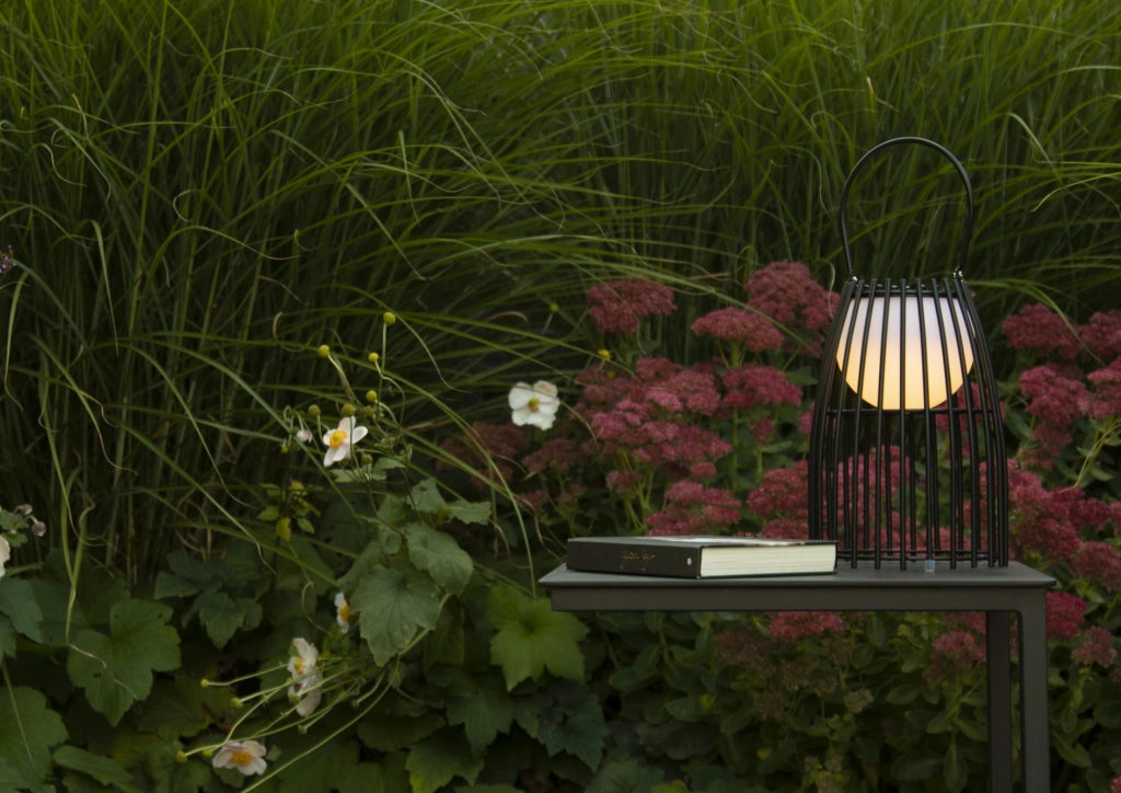 Lucide Fjara lampada da tavolo LED ricaricabile nera