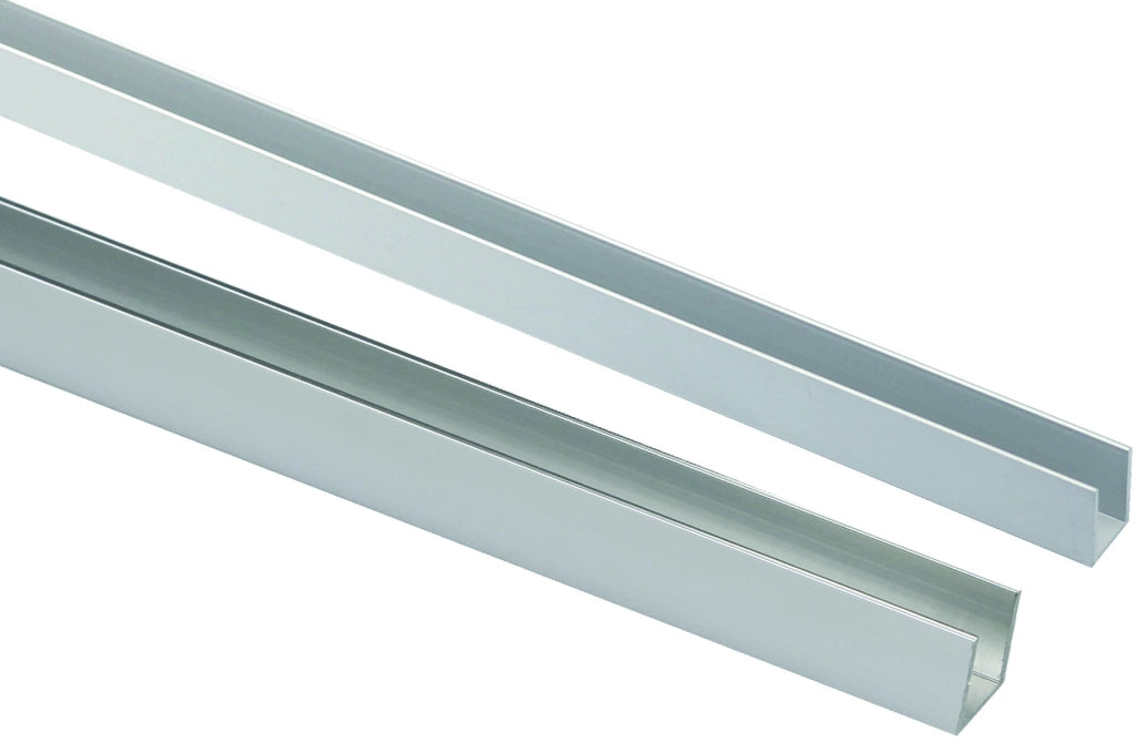 PROFILO PER RIVESTIMENTI TIPO 'U' 10x15x1 mm - lucido - barra 2 mt - 10 metrilineari- ARCANSAS