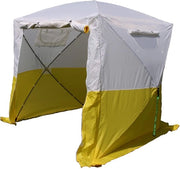 Tenda di montaggio con ampia apertura di accesso - Tenda da lavoro 3x3 - Tenda da costruzione - Protezione contro le condizioni meteorologiche - Protezione da pioggia - Montaggio rapido in 30 secondi