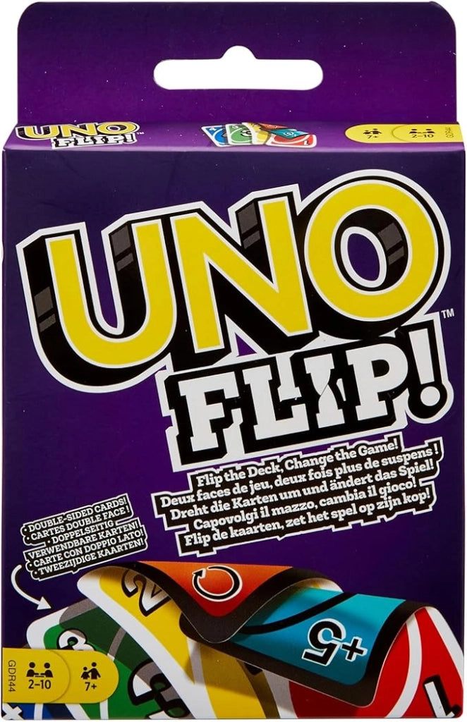 UNO FLIP!, Il mitico gioco di carte per tutta la famiglia in nuova elettrizzante variante, con il mazzo fronte/retro e u