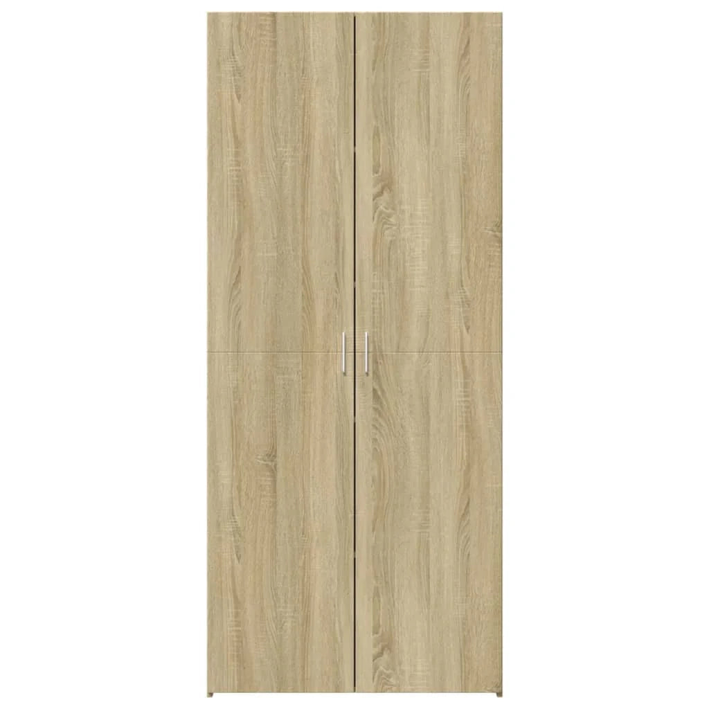 Buffet credenza cassettiera armadio mobile contenitore organizer cucina soggiorno salotto rovere Sonoma alto 70 x 42,5 x 185 cm legno ingegnerizzato marrone 02_0034203