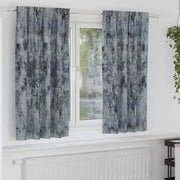 Tende in Velluto 2 pcs Grigio Argento 175 x 140 cm Velluto 4107684